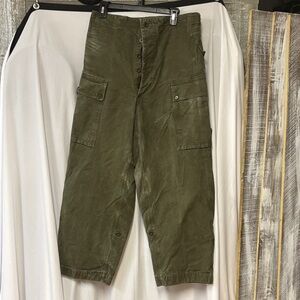 Vintage 1959 Dutch Military Cargo Pants
